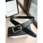 Replica Reversible Gucci Square Belt G Silver Buckle ASS02327