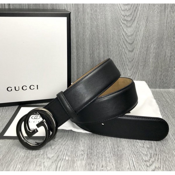 G Interlocking Gucci Black Buckle belt ASS02332