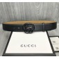 Replica G Interlocking Gucci Black Buckle belt ASS02332