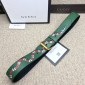 Replica Gucci Brown leather Gold buckle belt ASS02364