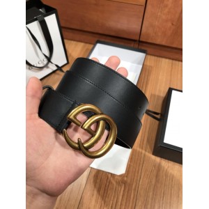 Gucci Black leather Double G belt ASS02374