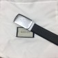 Replica Gucci Logo Silver Buckle Belt ASS02379