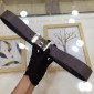 Replica Silver G Gucci Black belt ASS02404