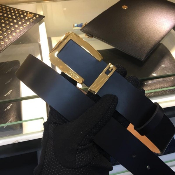 Gucci Gold Frame Buckle belt ASS02407