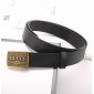 Replica Green Leather Gucci  Gold Buckle Belt ASS02422