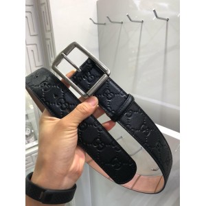 Silver G-less Gucci belt ASS02431