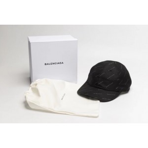 High Quality Multiple logo Balenciaga black hat DU_Bcap008