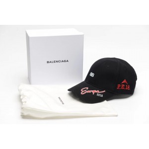 High Quality Fashion man Black Balenciaga Hat DU_Bcap011