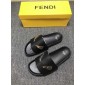 Replica High Quality Fendi black slide sandal with master eyes GO_FD001