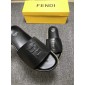 Replica High Quality Fendi black slide sandal with FF design GO_FD003