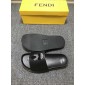 Replica High Quality Fendi black slide sandal with Karl Lagerfeld GO_FD004