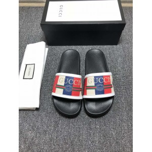 High Quality Gucci slide sandal with red rubber GO_GC032