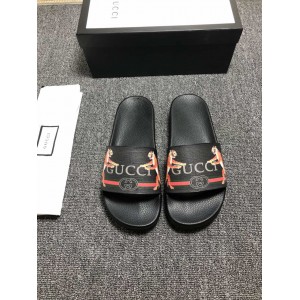 High Quality Gucci Black slide sandal With Tiger Design GO_GC033