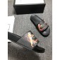 Replica High Quality Gucci Black slide sandal With Tiger Design GO_GC033