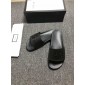 Replica High Quality Gucci Black slide sandal With Gucci rubber GO_GC035