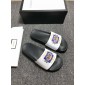 Replica High Quality Gucci slide sandal with white rubber and GG design GO_GC039