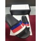 Replica High Quality Gucci slide sandal with blue red and white web rubber GO_GC044