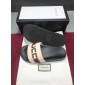 Replica High Quality Gucci slide sandal White rubber with red and black Gucci stripe GO_GC045