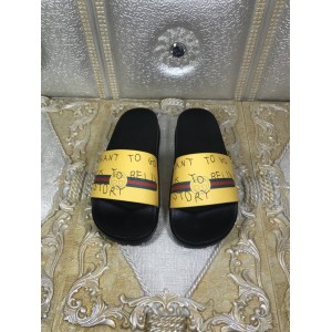 High Quality Gucci slide sandal with yellow rubber GO_GC050