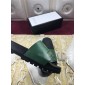 Replica High Quality Gucci Green and Black Rubber slide sandal GO_GC001