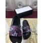 Replica High Quality Gucci Black Rubber slide sandal With Stars GO_GC002