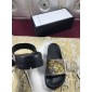 Replica High Quality Gucci Black Rubber slide sandal With Tigers GO_GC004