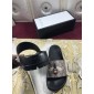 Replica High Quality Gucci Black Rubber slide sandal With Bee GO_GC006