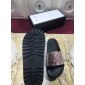 Replica High Quality Gucci Black Rubber slide sandal With Snakes GO_GC008