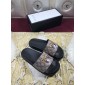 Replica High Quality Gucci Black Rubber slide sandal With Tigers GO_GC009