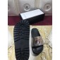 Replica High Quality Gucci Black Rubber slide sandal With Tigers GO_GC009