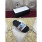 Replica High Quality Gucci Black slide sandal With Blue Gucci Feather(gray) GO_GC015