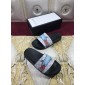 Replica High Quality Gucci Black slide sandal With Blue Gucci Feather(gray) GO_GC015