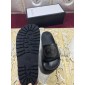 Replica High Quality Gucci Black slide sandal With Golden GG GO_GC016