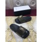 Replica High Quality Gucci Black slide sandal With Golden Tiger GO_GC017