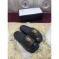 Replica High Quality Gucci Black slide sandal With Golden Tiger GO_GC017