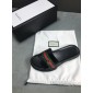 Replica High Quality Gucci Black slide sandal With GG Web GO_GC020