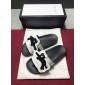 Replica High Quality Gucci slide sandal White rubber with black tiger Design GO_GC024