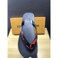 Replica High Quality Louis Vuitton molitor red rubber thong slide sandal GO_LV002