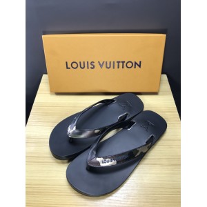 High Quality Louis Vuitton molitor rubber in camouflage thong slide sandal GO_LV003