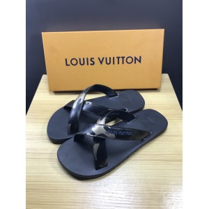 High Quality Louis Vuitton molitor rubber in camouflage thong slide sandal GO_LV006