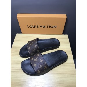 High Quality Louis Vuitton Mule in brown Monogram rubber GO_LV010