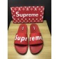 Replica High Quality Louis Vuitton x Supreme red slide sandal GO_LV014