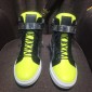 Replica Giuseppe Zanotti Black and green tongue high-top Perfect sneakers with white sole MS03061