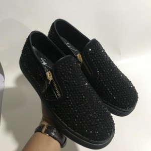 Giuseppe Zanotti Black and masonry with black sole Low-top Perfect sneakers MS03076