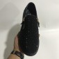 Replica Giuseppe Zanotti Black and masonry with black sole Low-top Perfect sneakers MS03076