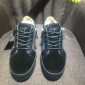 Replica Giuseppe Zanotti Black velvet and black sole Low-top Perfect sneakers MS03078