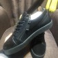 Replica Giuseppe Zanotti Black velvet and black sole Low-top Perfect sneakers MS03078