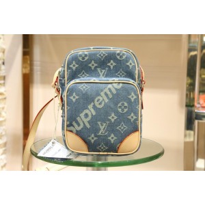 Louis Vuitton Fashion  denim versatile bag LV03BM021