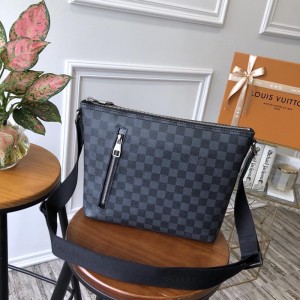 Louis Vuitton Luxury 41211 DAMIER GRAPHITE HANDBAG LV04BM009