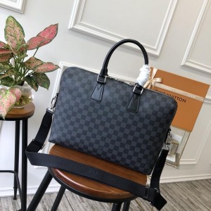 Louis Vuitton Luxury N40868 DAMIER EBENE gray BAG LV04BM026